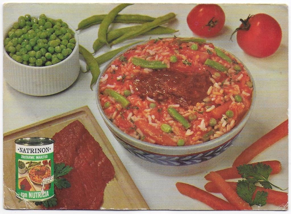 Reclame kaart Natrinon Nutricia Ongelopen (B5857 ), Verzamelen, Ophalen of Verzenden, 1960 tot 1980, Ongelopen