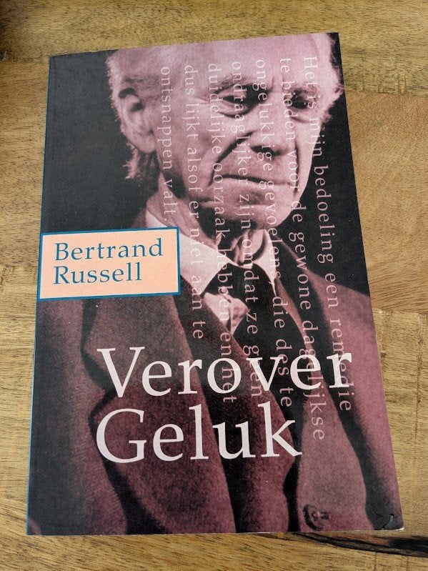 Verover geluk, Bertrand Russell, Boeken, Ophalen of Verzenden, Gelezen