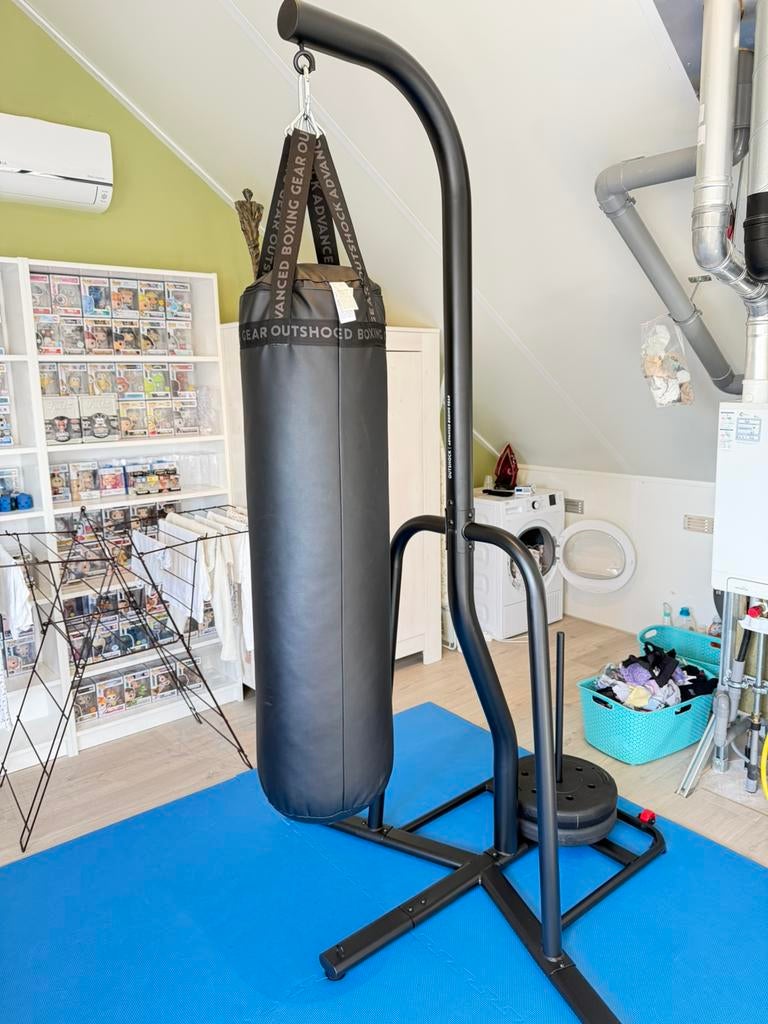 Bokszak hangend aan frame, Sport en Fitness, Ophalen, Zo goed als nieuw, Bokszak
