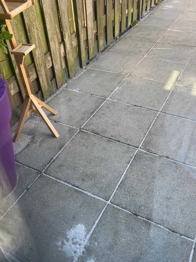 Tuintegels gezocht! 50x50, Ophalen, Gebruikt, Beton, Terrastegels