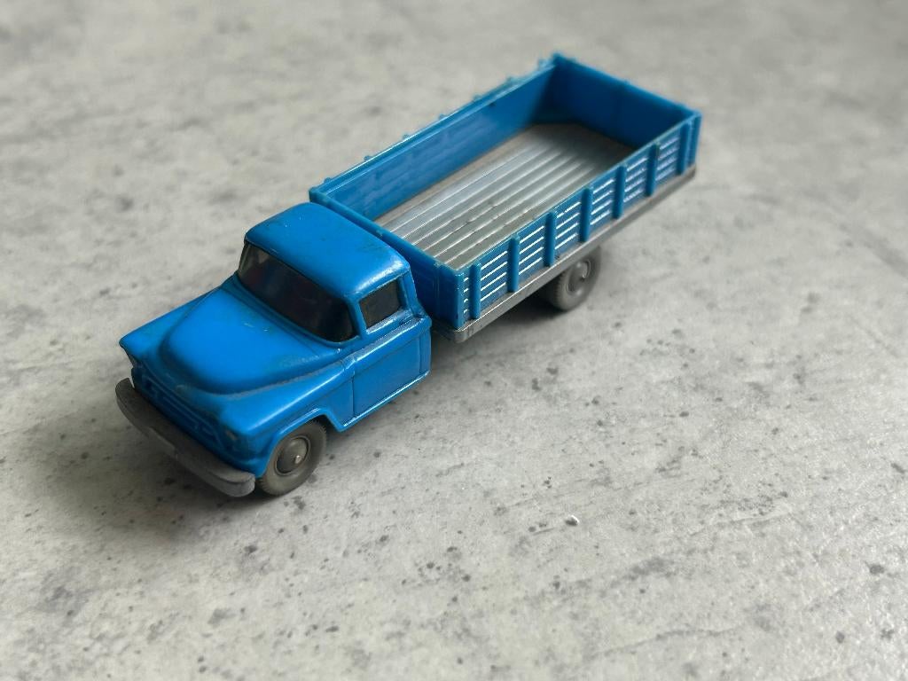 Wiking 1:87 Chevrolet pickup truck blauw, Hobby en Vrije tijd, Modelauto's | 1:87, Ophalen of Verzenden, Zo goed als nieuw, Bus of Vrachtwagen