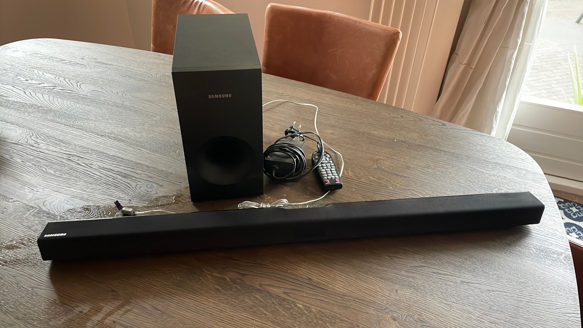 Samsung HW-F350 Soundbar met Subwoofer, Audio, Tv en Foto, Ophalen of Verzenden, Met externe subwoofer, Gebruikt