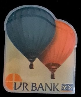 VR bank ballon pin, Verzenden, Nieuw, Transport, Speldje of Pin