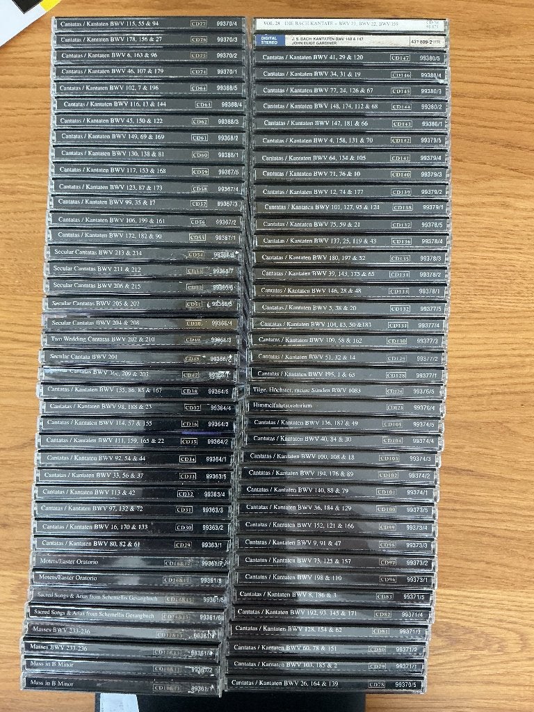 Cd’s van Bach, Gebruikt, Overige typen, Ophalen of Verzenden, Classicisme
