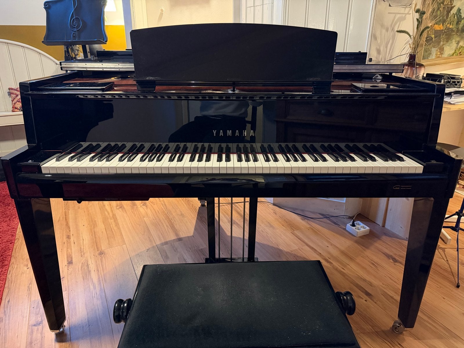 Yamaha AvantGrand N3 - Uitstekende staat, Muziek en Instrumenten, Ophalen, Zwart, Digitaal, Zo goed als nieuw