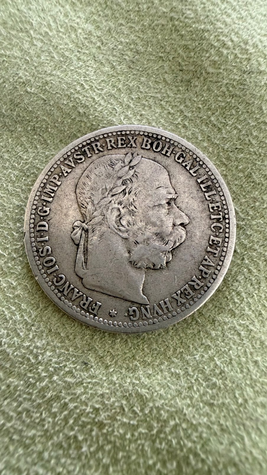 1894 Austria 1 Corona Silver Coin, Verzenden, Overige landen