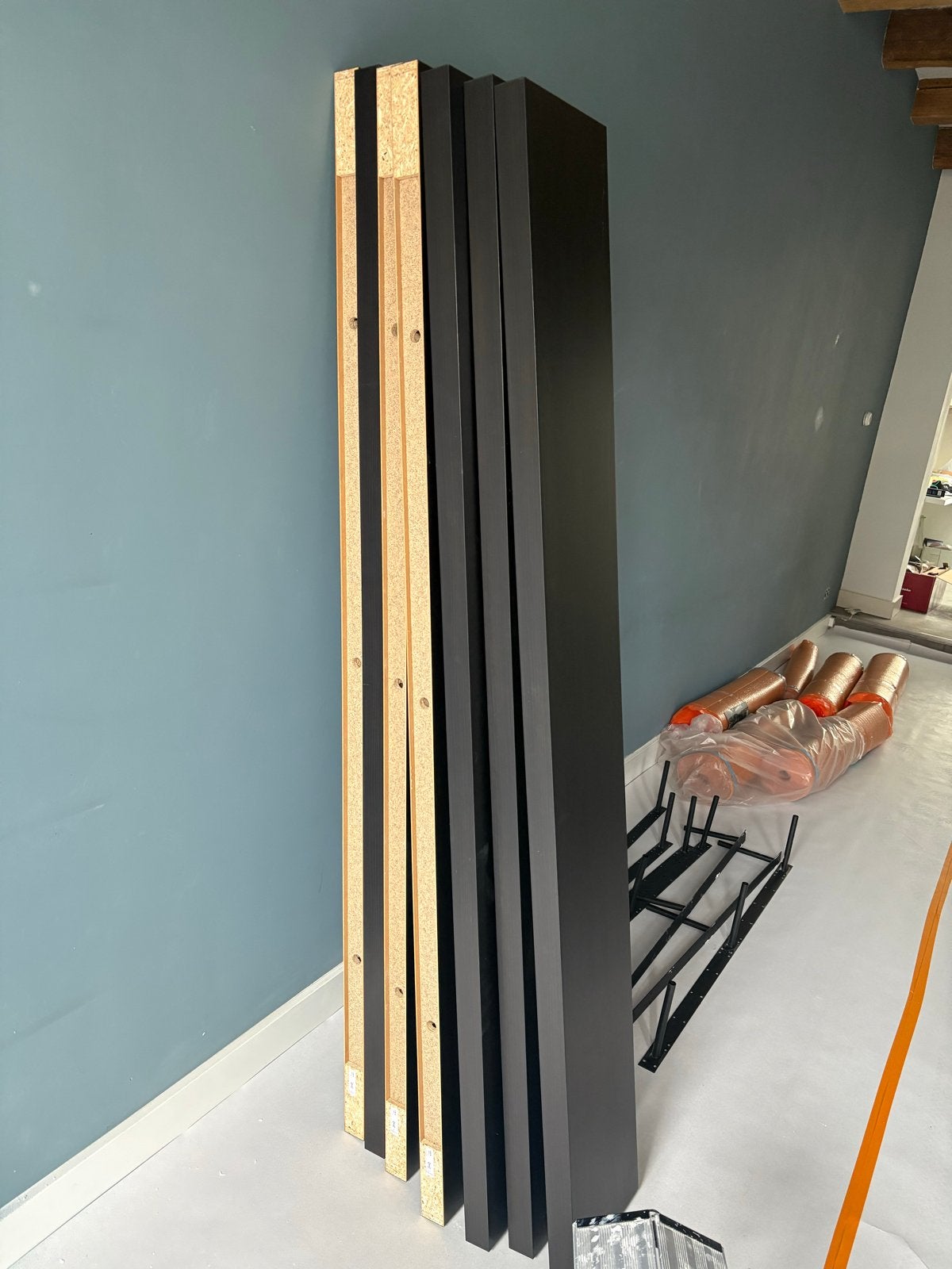 7x IKEA LACK wandplanken, zwartbruin, 190 cm lang, Ophalen, Gebruikt