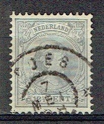 Nederland 1891 nr 38 Prinses Wilhelmina GOES, Verzenden, Gestempeld, Koningshuis