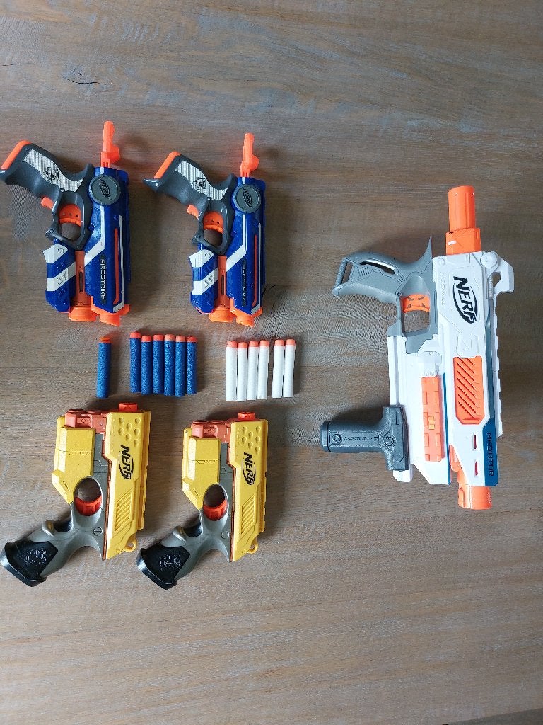 Nerf collectie, Ophalen, Gebruikt