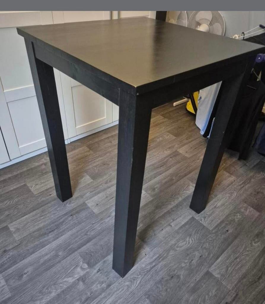 Sterke en tijdloze teakhouten tafel, overschilderbaar, Ophalen, Minder dan 50 cm, Gebruikt, Tijdloos, Modern
