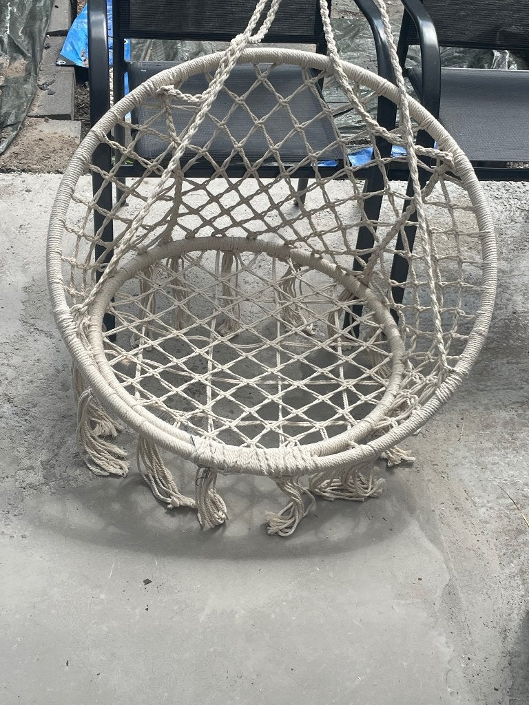 macrame hangstoel (gratis), Ophalen, Nieuw, Eenpersoons, Binnen