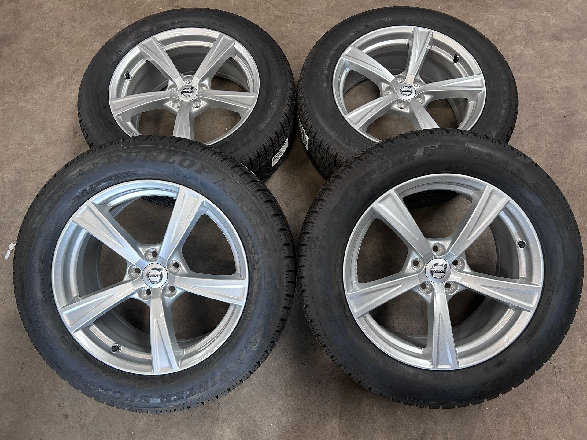 NIEUWE 18 inch velgen + winterbanden Volvo XC60 XC90, 18 inch, Gebruikt, -, -