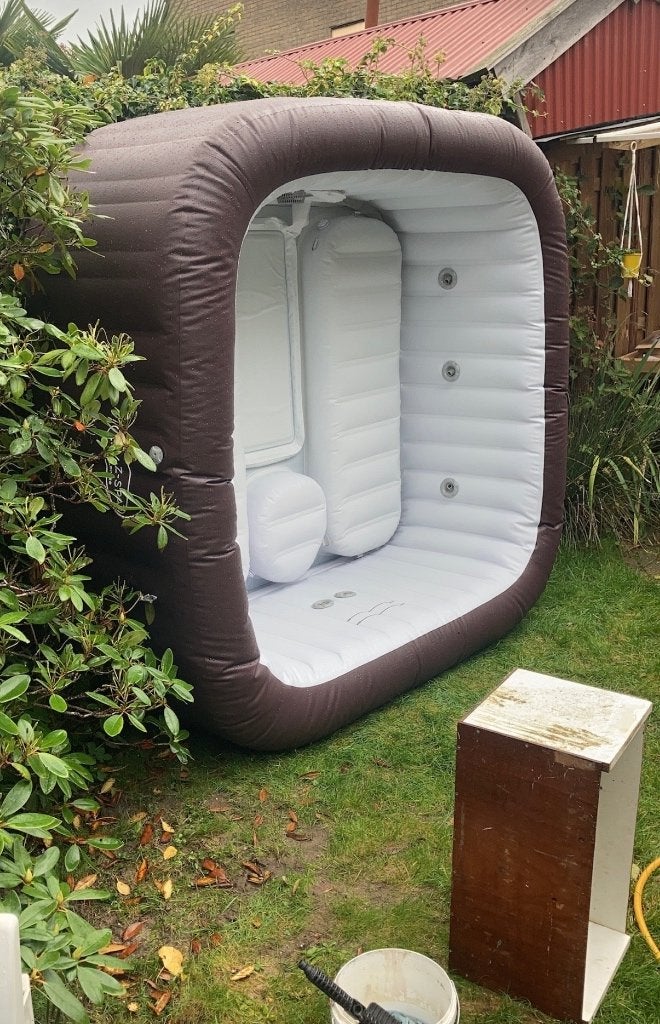 opblaasbare hottub Bestway Lay-Z-Spa maladives hydrojet pro., Ophalen, Gebruikt