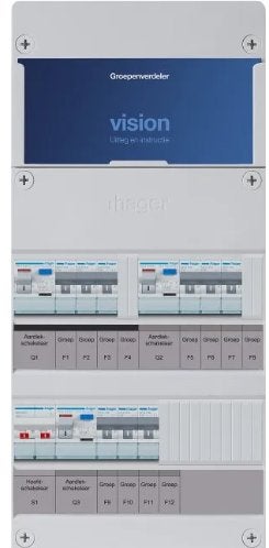 Hager vision meterkast verdeelkast NIEUW, Ophalen of Verzenden, Nieuw, Hager, Groepenkast
