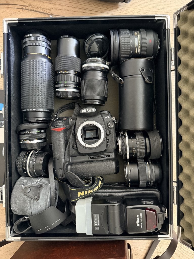 Nikon AF-S DX NIKKOR 18–200mm lens + meer!, Audio, Tv en Foto, Fotografie | Lenzen en Objectieven, Ophalen, Gebruikt, Telelens