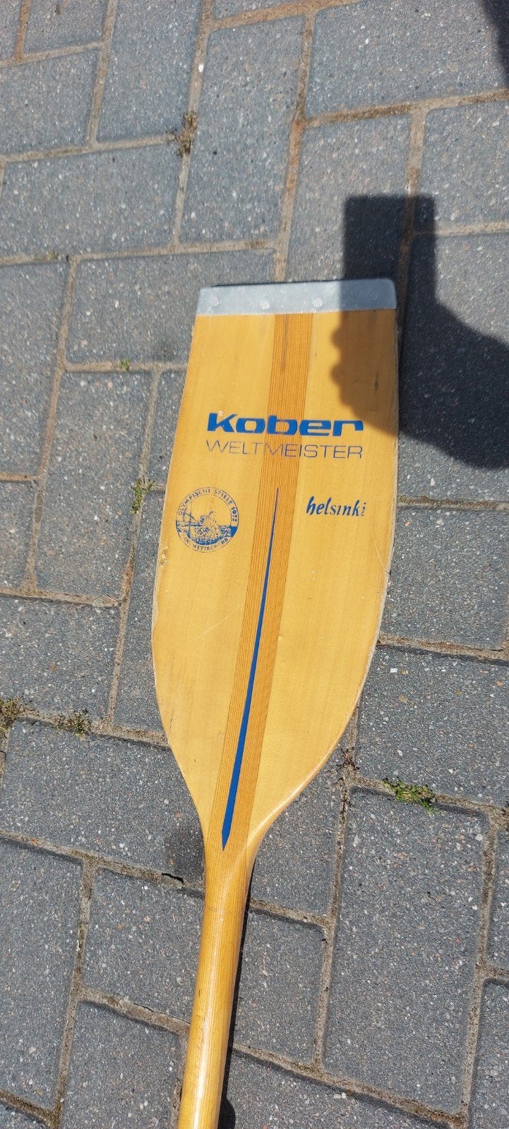 Komen peddel 220 cm - Koben Weltmeister Helsinki, Watersport en Boten, Ophalen, Gebruikt, Enkelbladige peddel