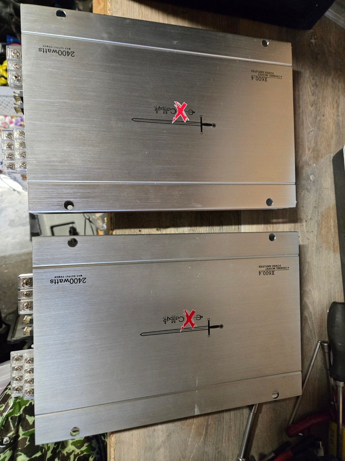 2x Excalibur X600.4, Auto diversen, Autospeakers, Zo goed als nieuw, Ophalen