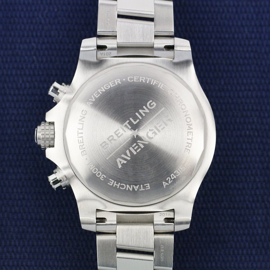 Breitling Avenger Chrono GMT 45 (Zeer goed/ 2024), Staal, Staal, Breitling, Polshorloge