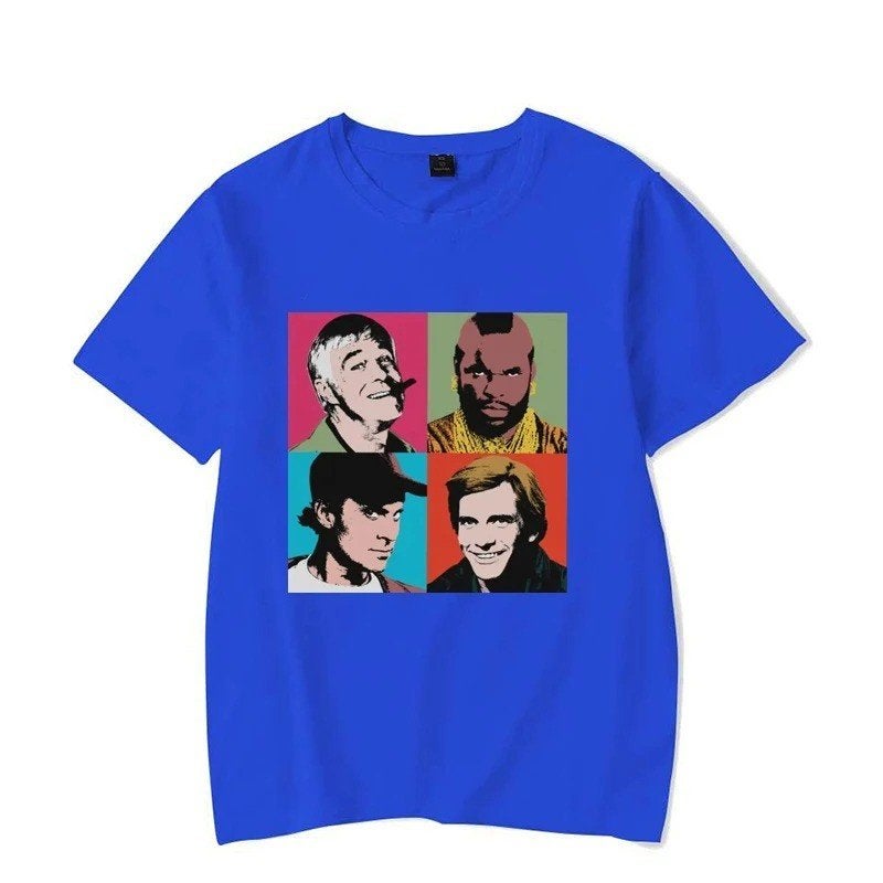 T-Shirt The A-Team Gezichten, Ophalen of Verzenden, Nieuw, Overige maten, Zwart