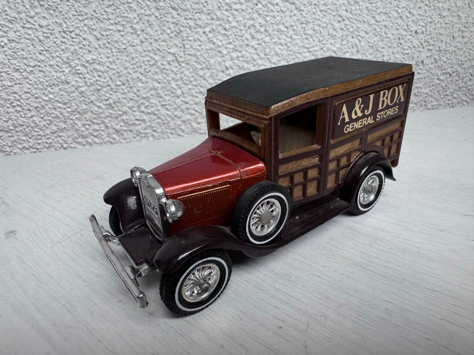 Matchbox Y-12 Model A Ford "A & J Box General Stores", Overige merken, Gebruikt, 1:50 of kleiner, Auto