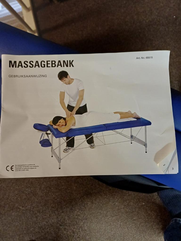 MASSAGEBANK z.g.a.n. €35,-, Ophalen, Zo goed als nieuw