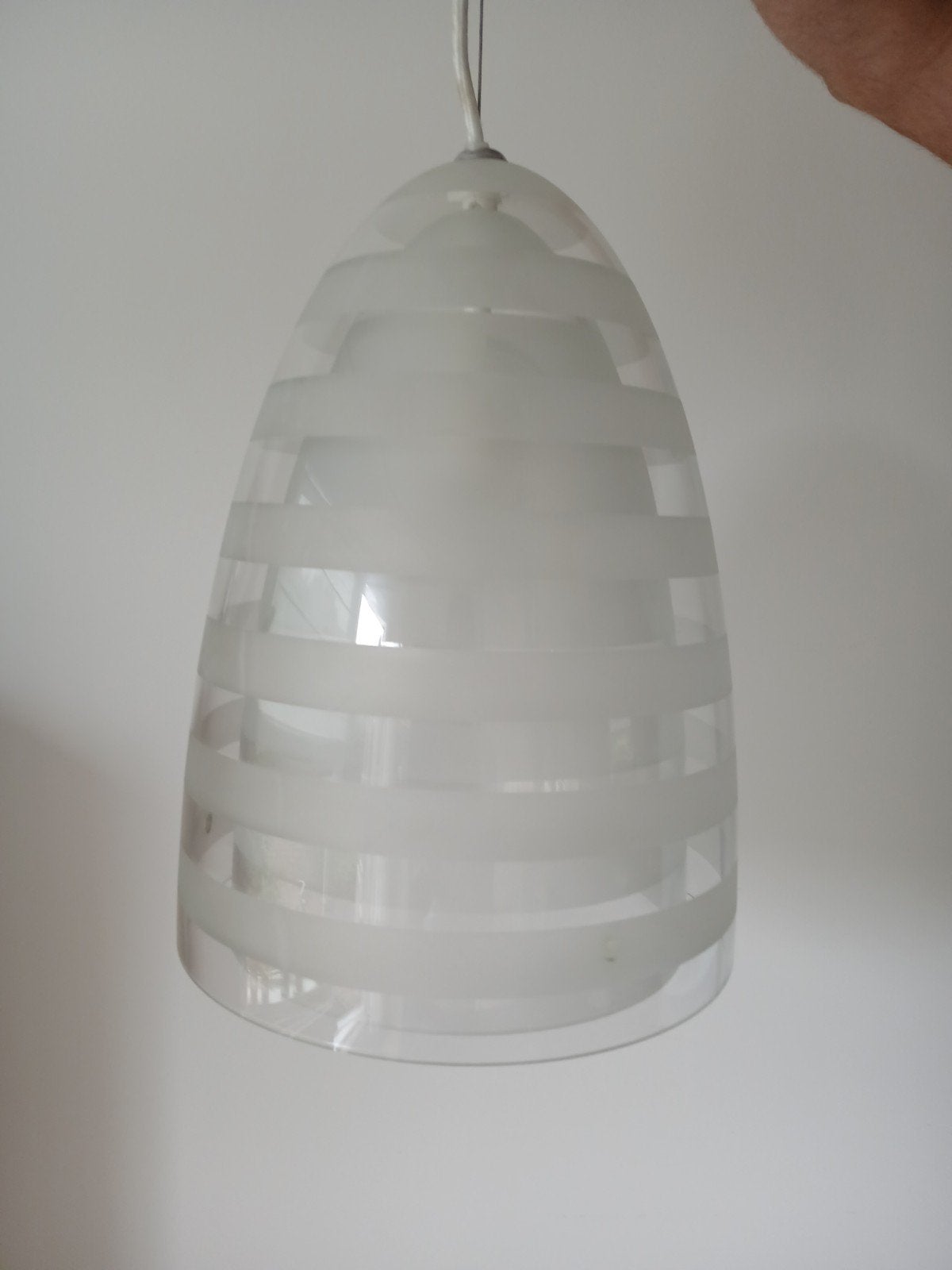 Louis Poulsen Campbell 275 hanglamp, Huis en Inrichting, Ophalen, E27 (groot), Glas, Gebruikt