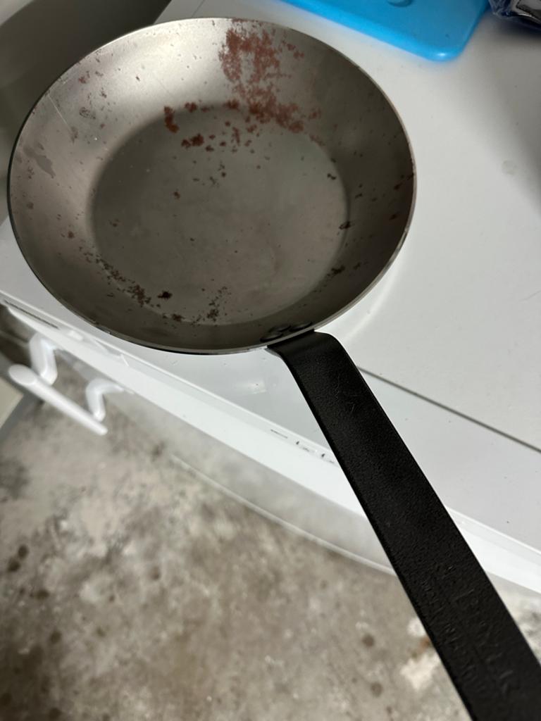 Nieuwe stalen plaatpan - Inbranden vereist, Ophalen of Verzenden, Nieuw, Overige materialen