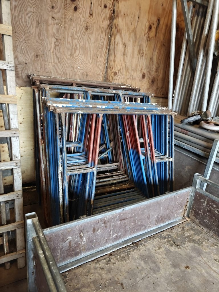 circa 40 stuks gebruikte schragen, Doe-het-zelf en Verbouw, Ophalen, Gebruikt, Overige typen, Minder dan 2 meter