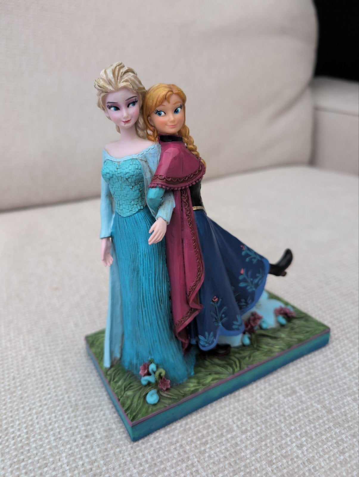 Jim Shore Disney Frozen Anna & Elsa 'Sisters Forever' beeld, Ophalen of Verzenden, Gebruikt