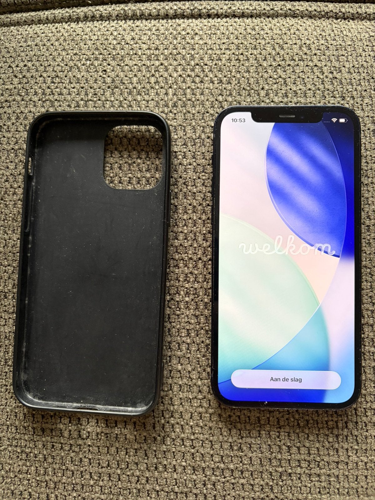 Iphone 12 64gb, Ophalen, 80 %, Gebruikt, Zwart