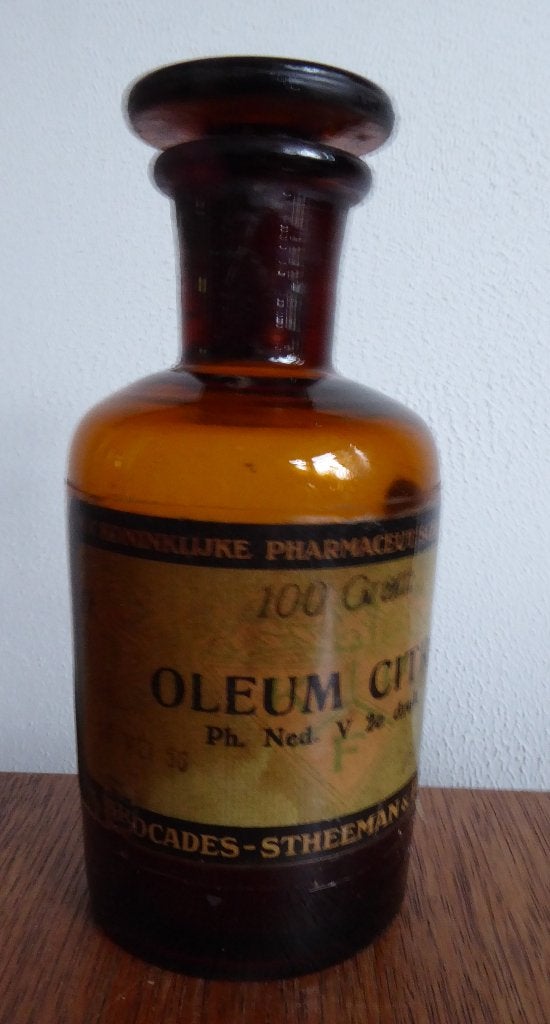 Oleum Citri apotheekfles, Ophalen of Verzenden
