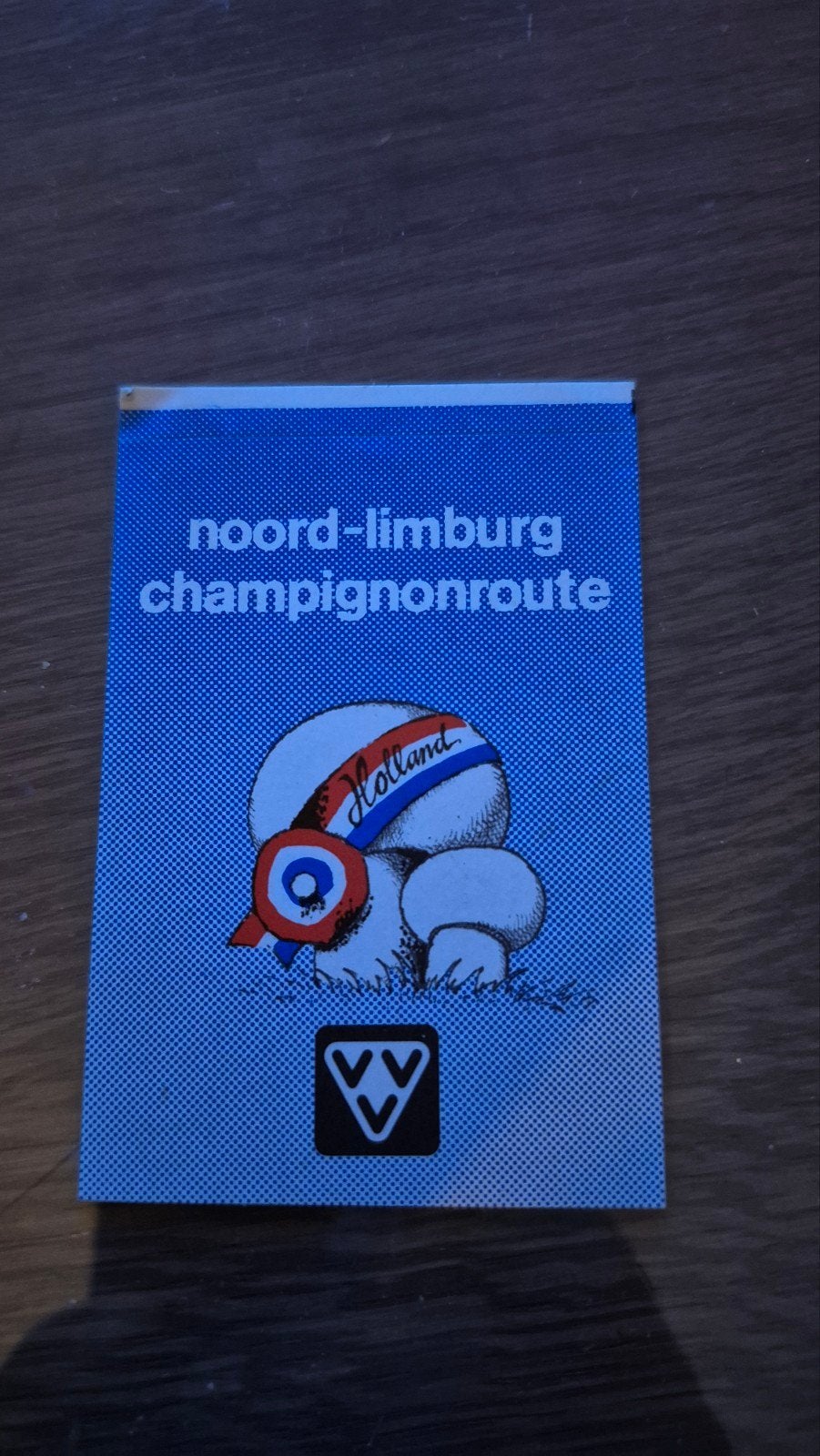 Vintage Sticker Noord-Limburg Champignonroute Holland, Ophalen of Verzenden, Zo goed als nieuw, Overige typen