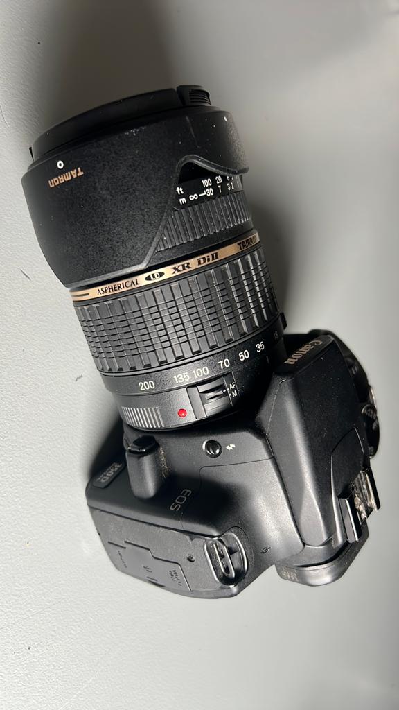Canon EOS 350D met 2 lenzen en accessoires, Ophalen of Verzenden, Gebruikt, Standaardlens, Zoom