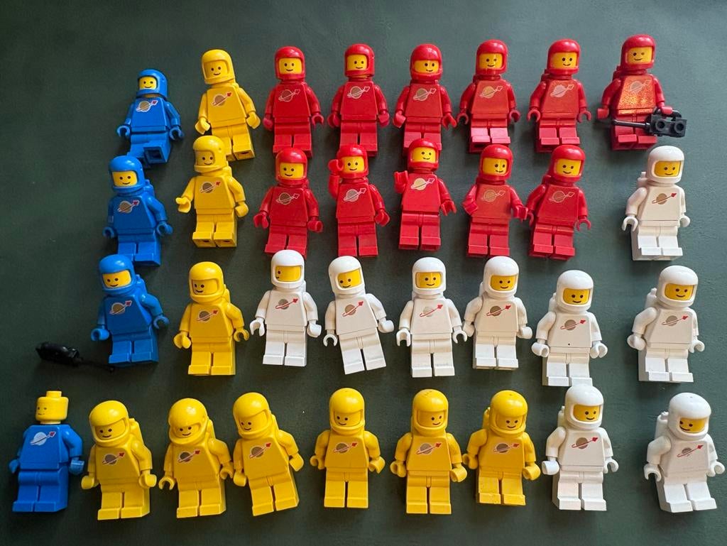 Partij lego space poppetjes (2), Lego, Lego, Verzenden, Zo goed als nieuw