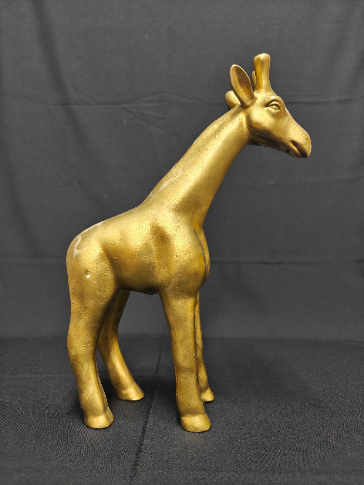 Giraffe goud gekleurd. 54cm hoog. Animal zoo, Ophalen of Verzenden, Nieuw, Dier