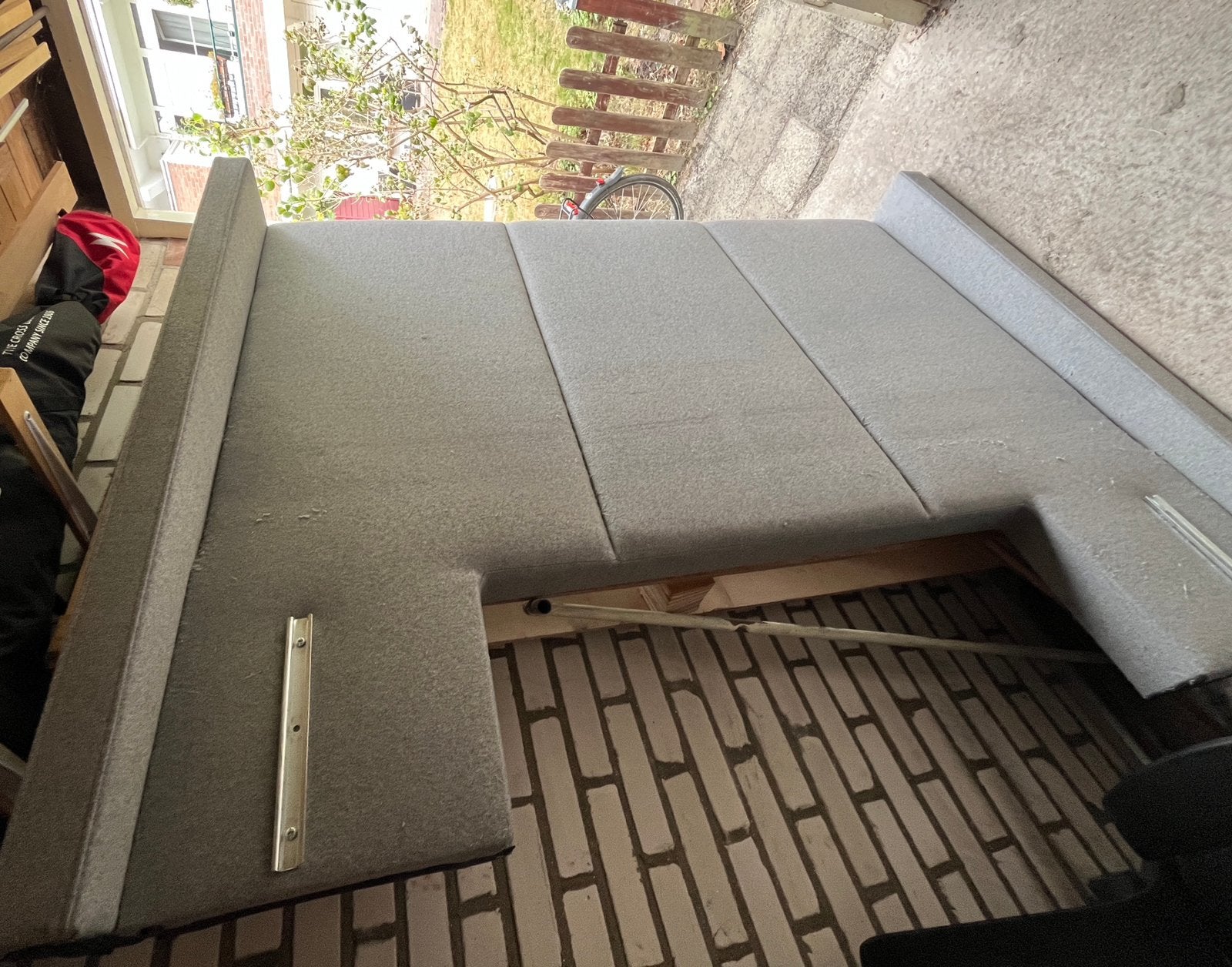 Headboard Swiss Sense Royal Phantom, Ophalen, Gebruikt, Tweepersoons, Vilt
