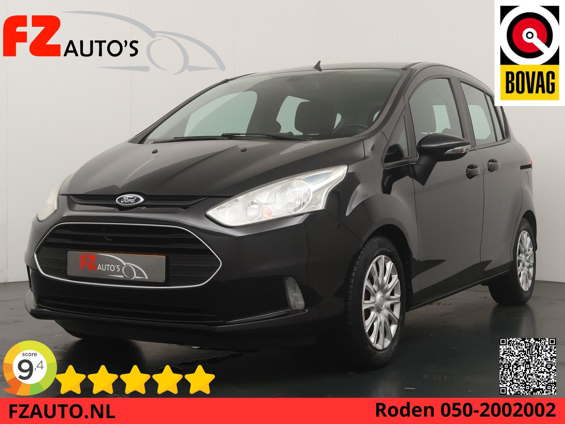 Ford B-Max 1.0 EcoBoost Trend - Navigatie - Cruise Control -, Auto's, Voorwielaandrijving, Euro 5, Gebruikt, 750 kg