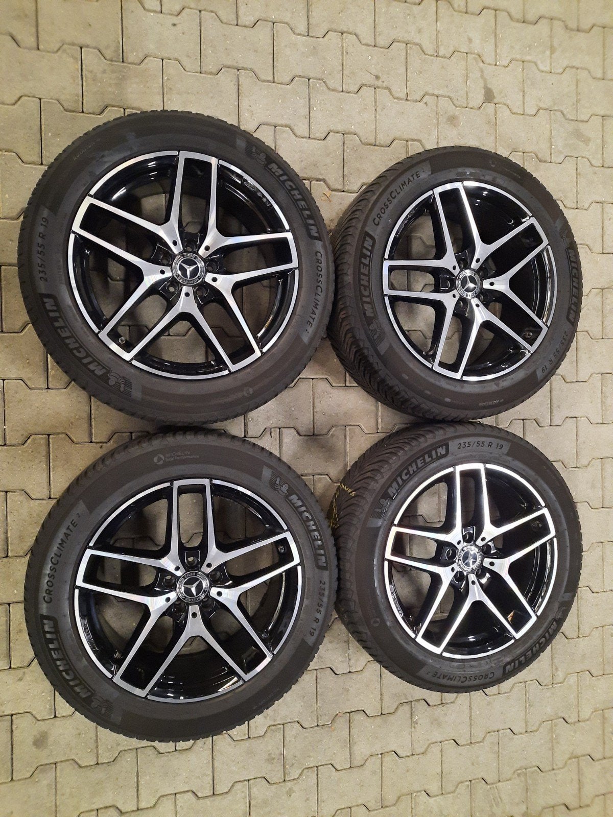 19 inch velgen 5×112 OEM MERCEDES GLC AMG ALL SEASONS BANDEN, 19 inch, Gebruikt, Banden en Velgen, Ophalen of Verzenden