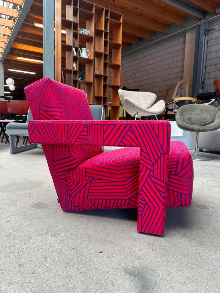 Cassina 637 Utrecht fauteuil limited edition (nieuw), Ophalen, Nieuw, 75 tot 100 cm, X