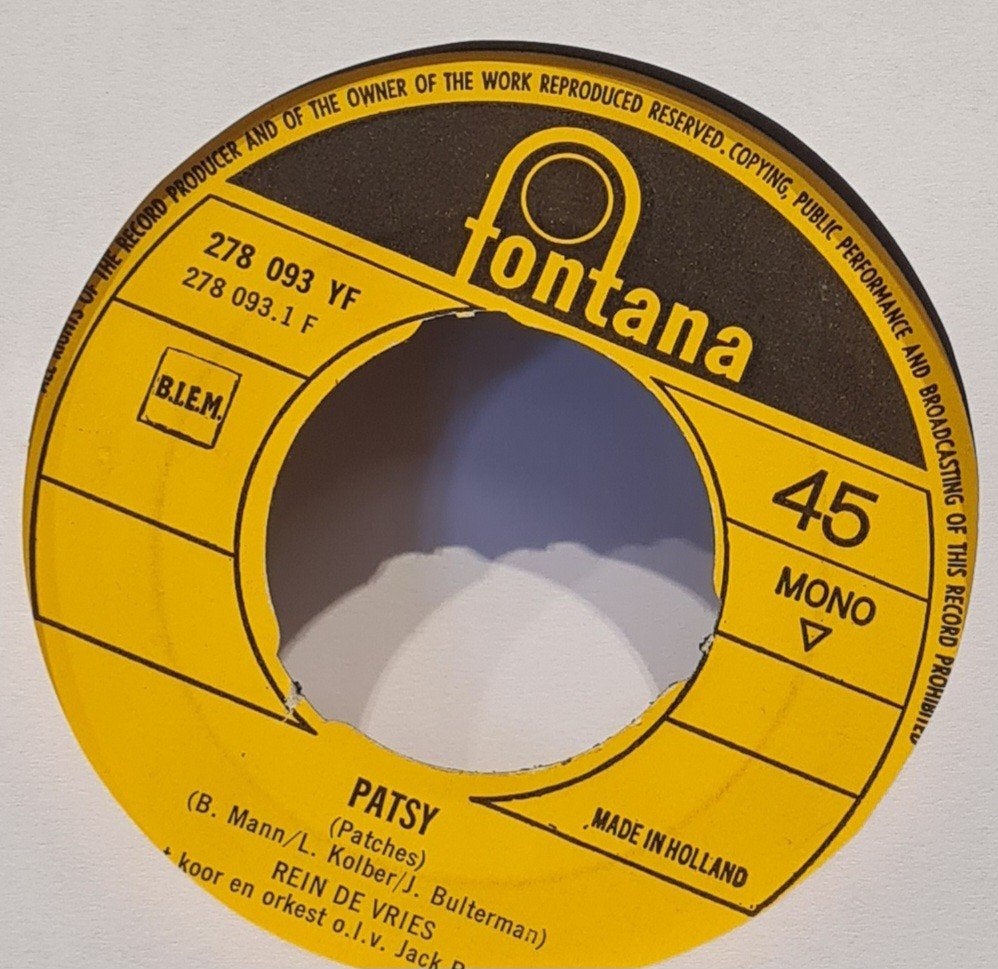 REIN DE VRIES - PATSY, Ophalen of Verzenden, Gebruikt