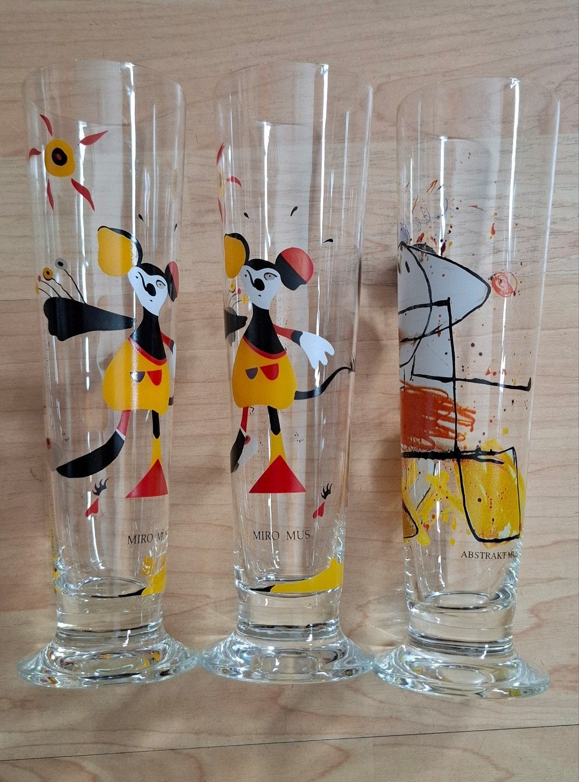 Miro Mus / Abstrakt Mus Lasse Aberg, Huis en Inrichting, Ophalen of Verzenden, Meerkleurig, Overige merken, Glas