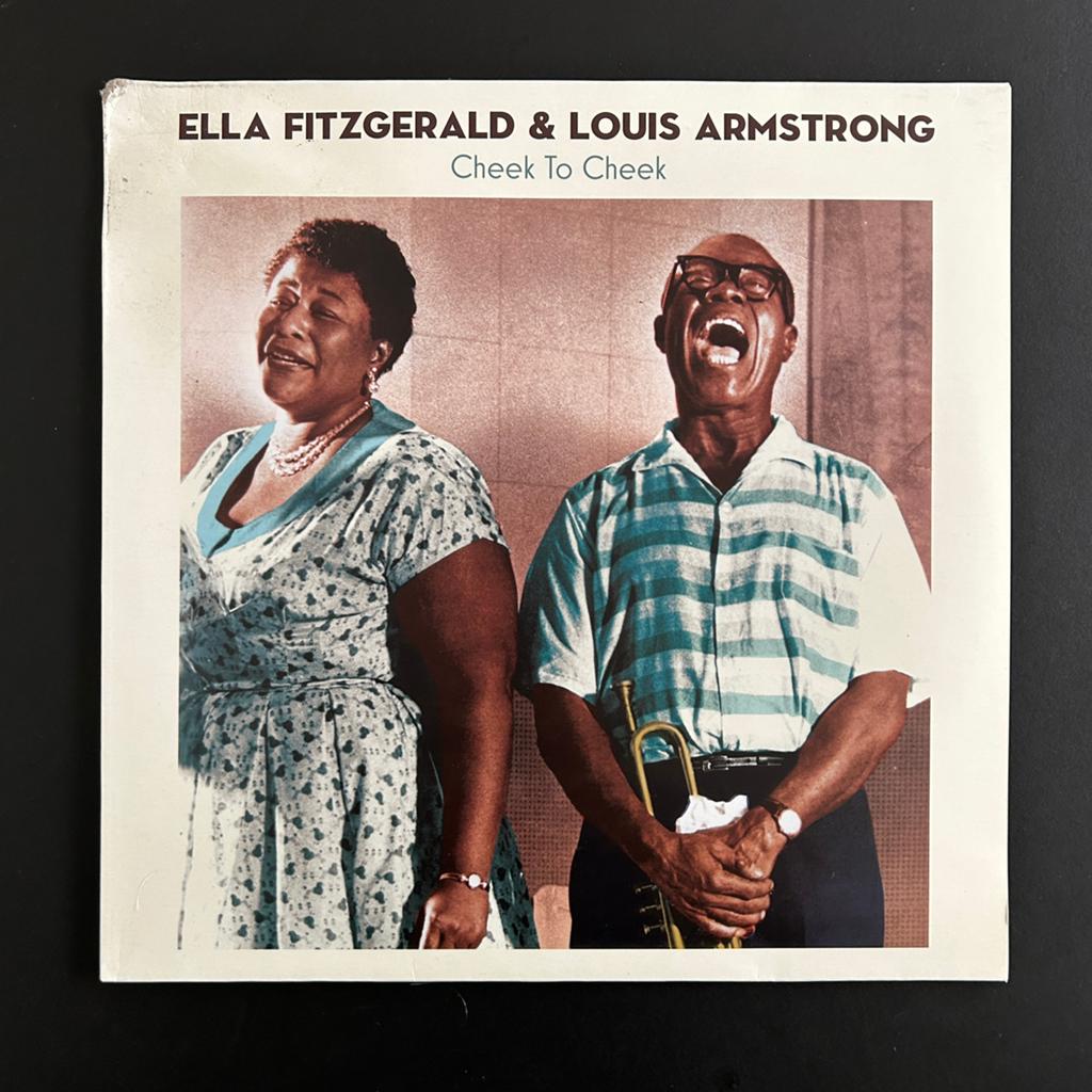 LP Ella Fitzgerald & Louis Armstrong - Cheek to Cheek, Ophalen of Verzenden, Gebruikt, 12 inch, Jazz