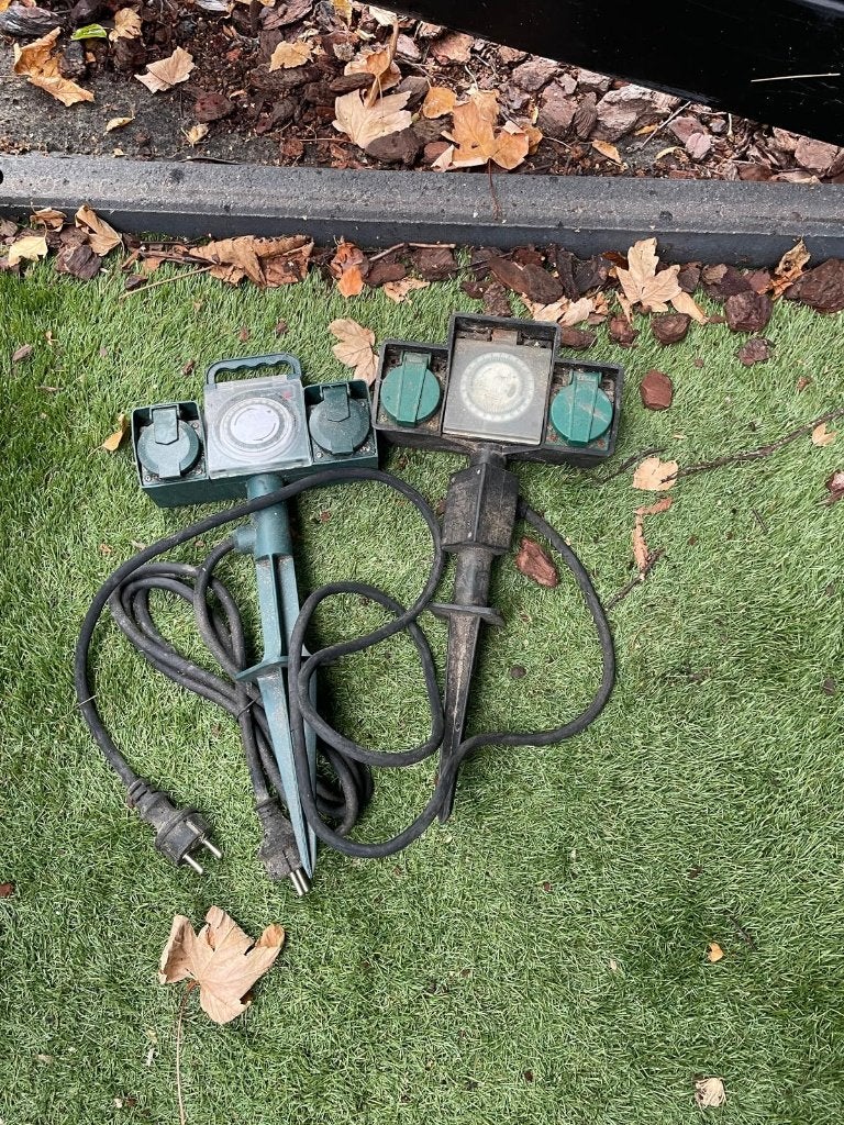 tuin aansluiting elektra, Ophalen, Gebruikt, Overige merken, Stopcontact