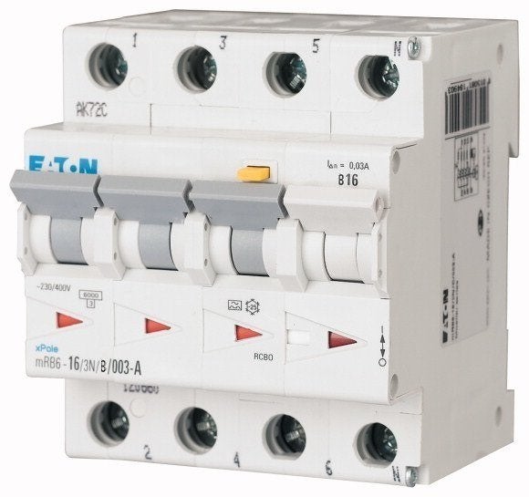 Aardlekautomaat B16A 3P+N 30mA 6kA - flex, Verzenden, Nieuw