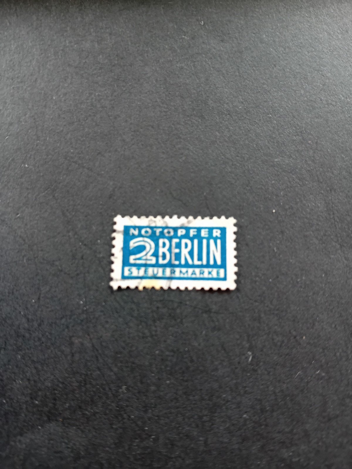 Notopfer Berlin 2 Steuer marke, Ophalen of Verzenden