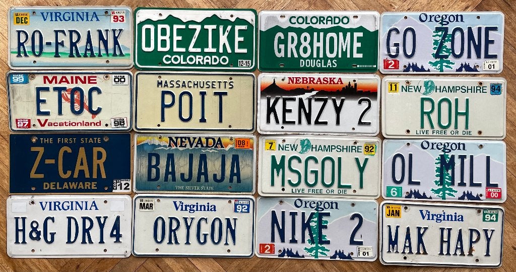 Kentekenplaat nummerplaat USA SPECIAL, Verzamelen, Ophalen of Verzenden, Gebruikt