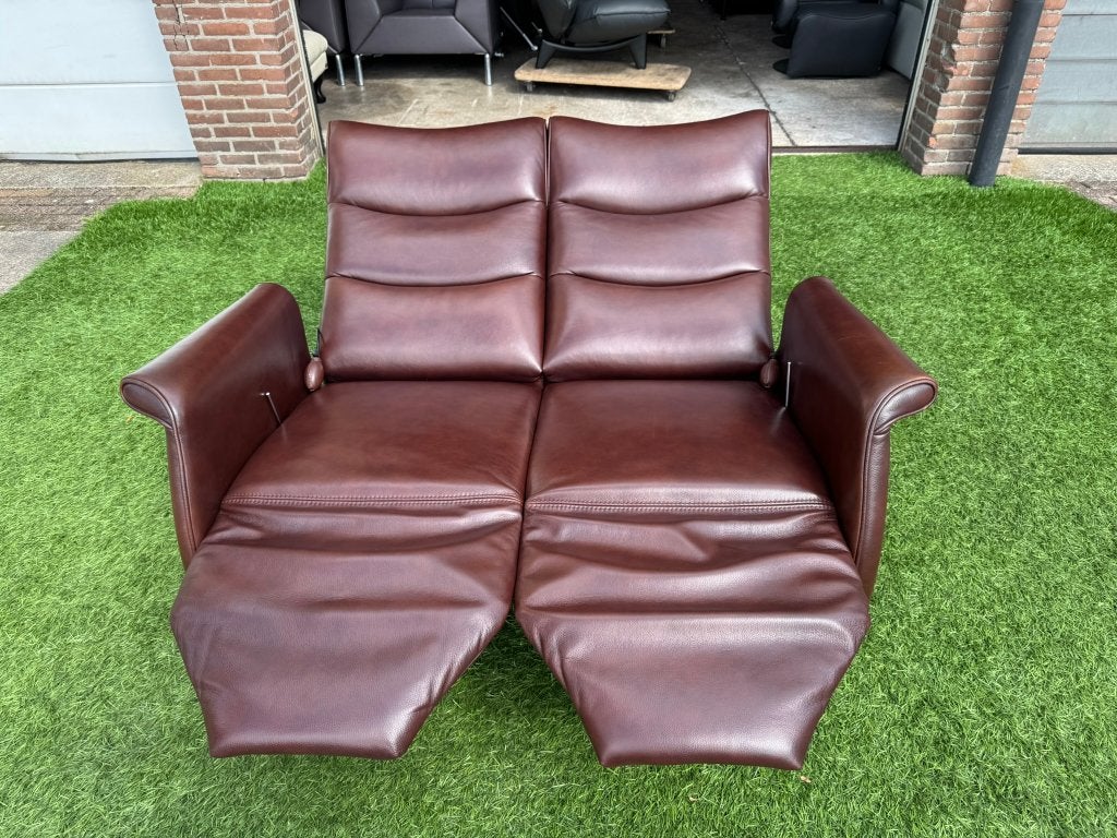 PROMINENT Wilson Frans Molenaar bruin leren relax bank, Ophalen, Prominent, Geen, Pahest@hotmail.nl
