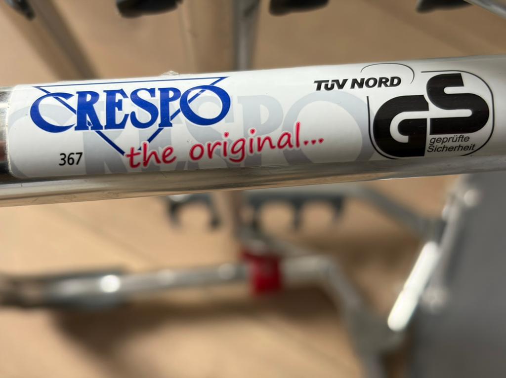 Ligbed Crespo 367 grijs, Caravans en Kamperen, Kampeermeubelen, Ophalen, Zo goed als nieuw, Campingstoel