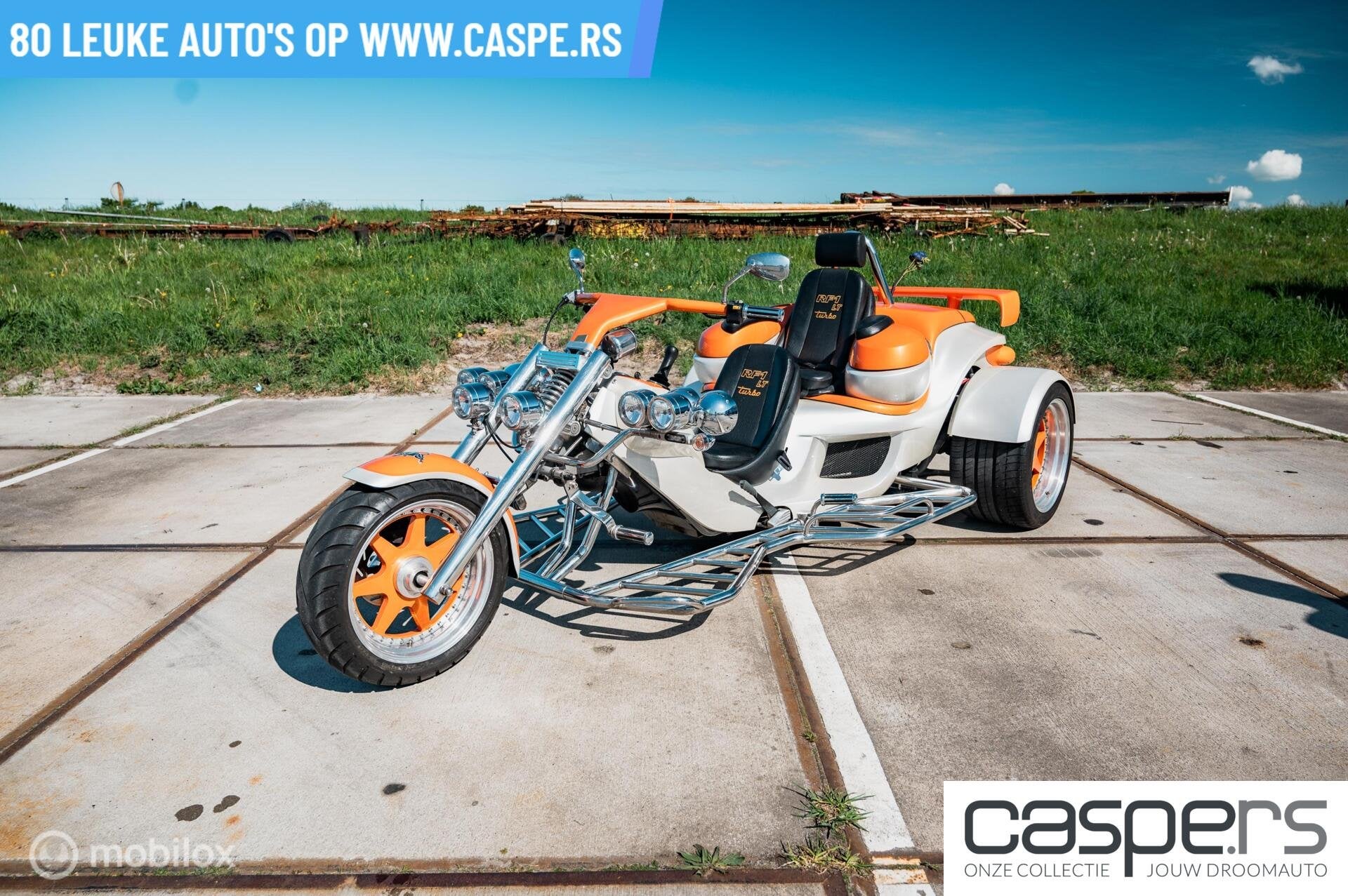 Rewaco RF 1 LT Trike, Lederen bekleding, 1596 cc, Gebruikt, Zwart