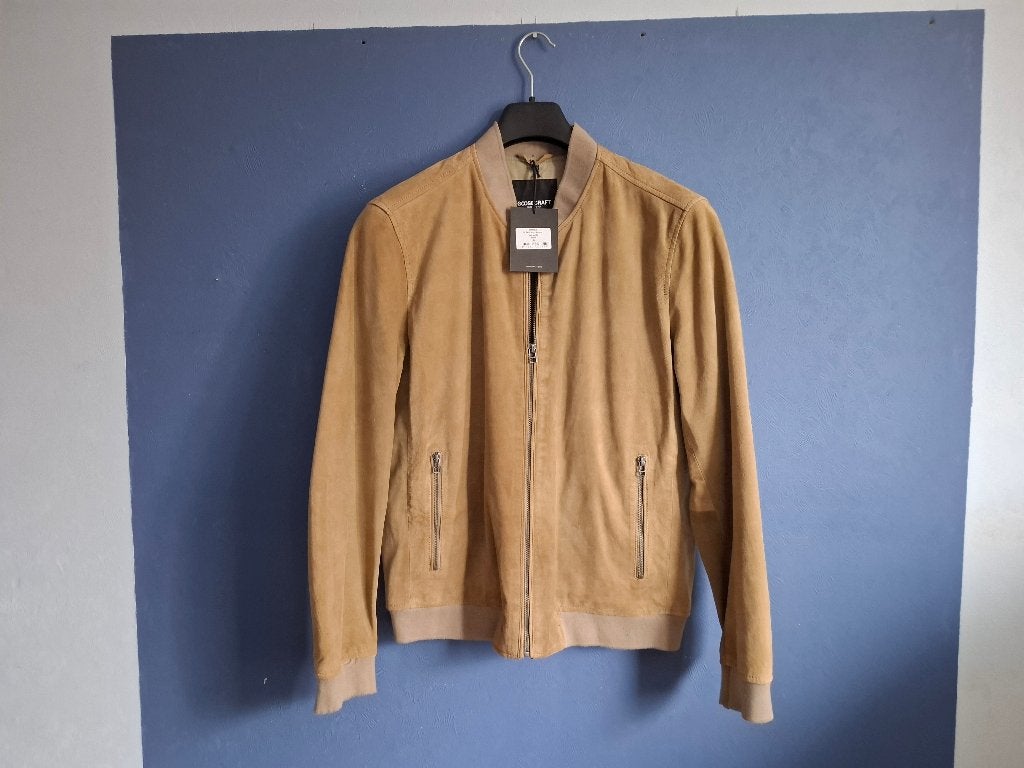 Leren jas Goosecraft, Bruin, Goosecraft, Ophalen of Verzenden, Maat 56/58 (XL)